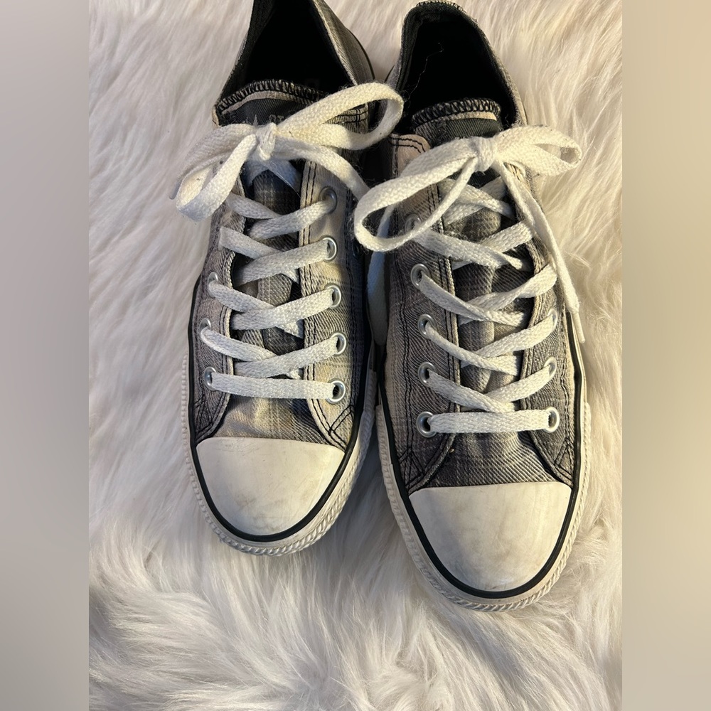 Plaid Converse All Stars